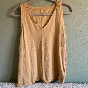 Madewell Womens Whisper Cotton V Neck Tank